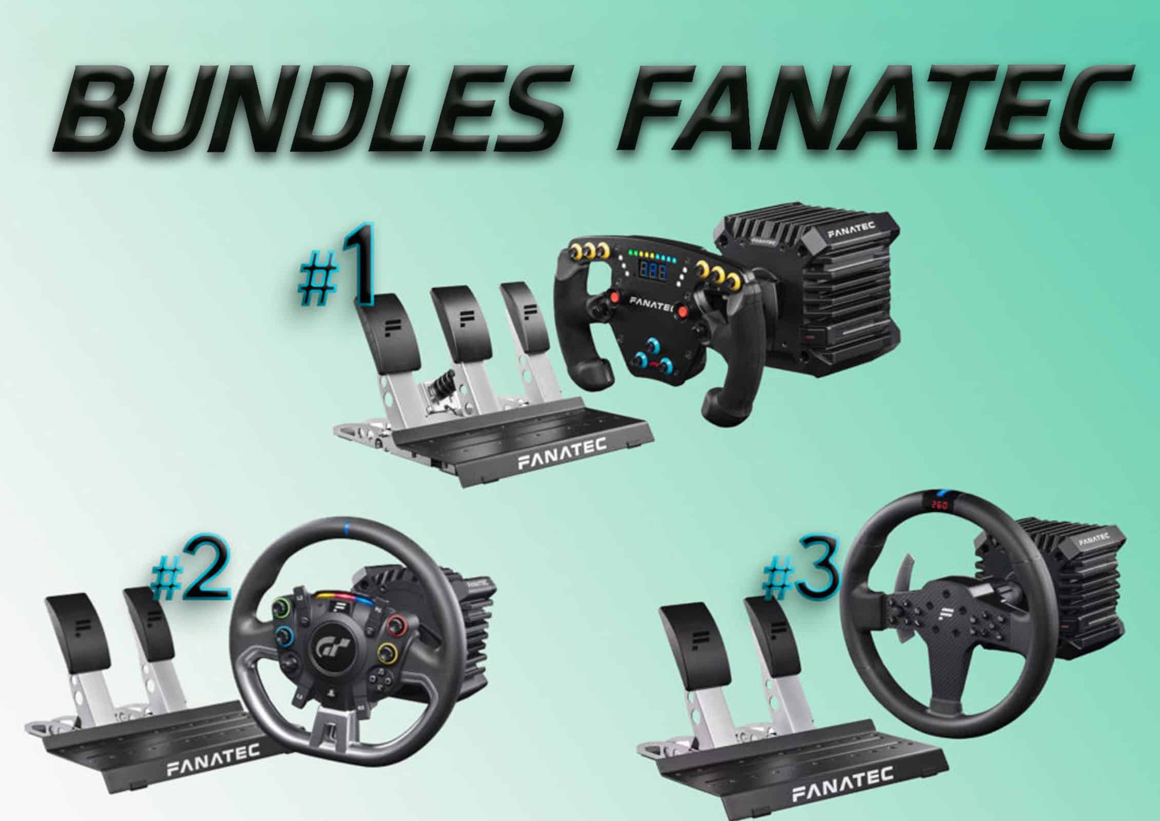 Les meilleurs Bundles de chez Fanatec pour le Sim Racing