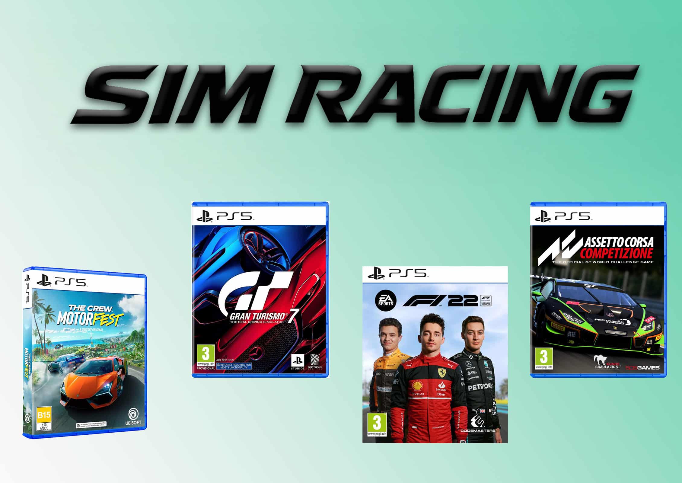 Quel est le meilleur jeu de simulation auto pour le Sim Racing