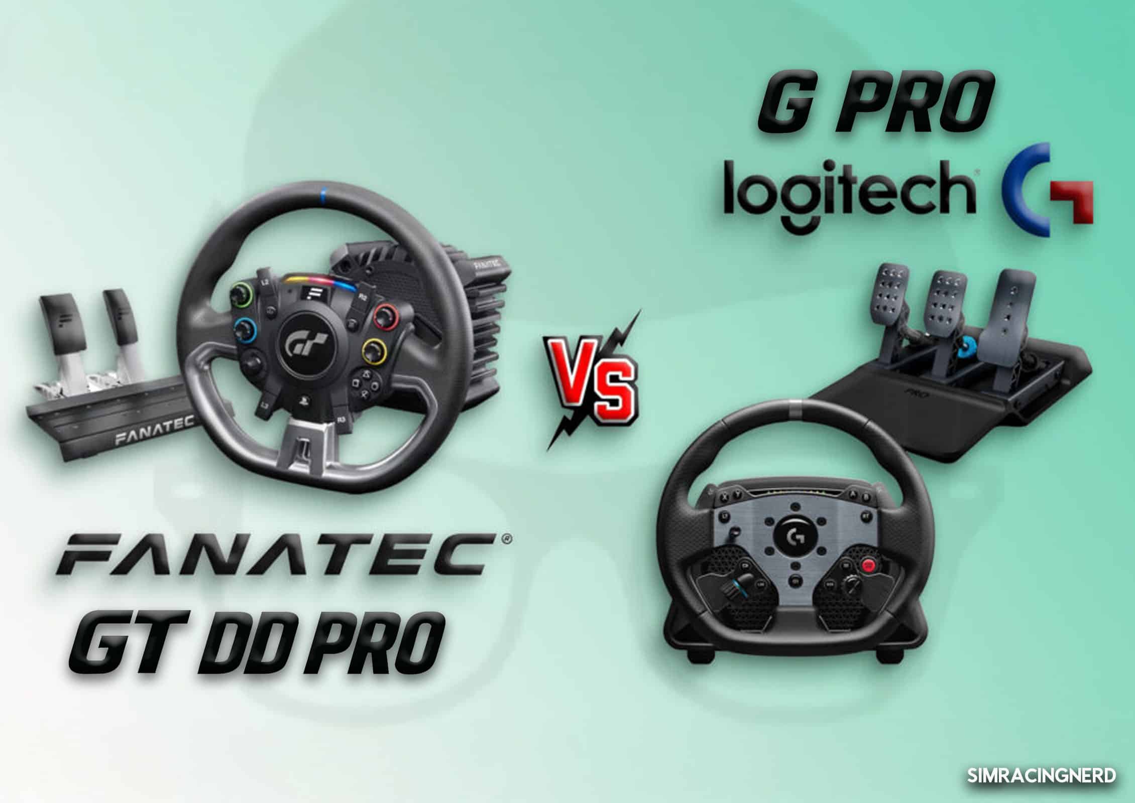 GT DD PRO de Fanatec ou G PRO de Logitech quel bundle choisir