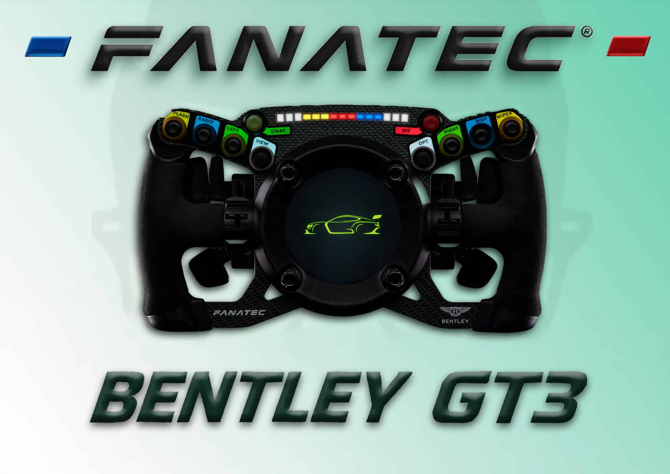 Le nouveau volant podium bentley gt3 de fanatec pour le sim racing