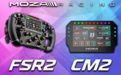 Moza Racing launches FSR2 steering wheel and CM2 dashboard