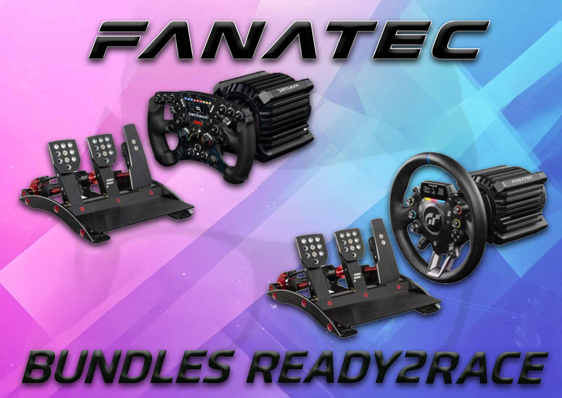 Fanatec Promo - Deux Nouveaux Bundles + Pédalier V3 à Prix Réduit