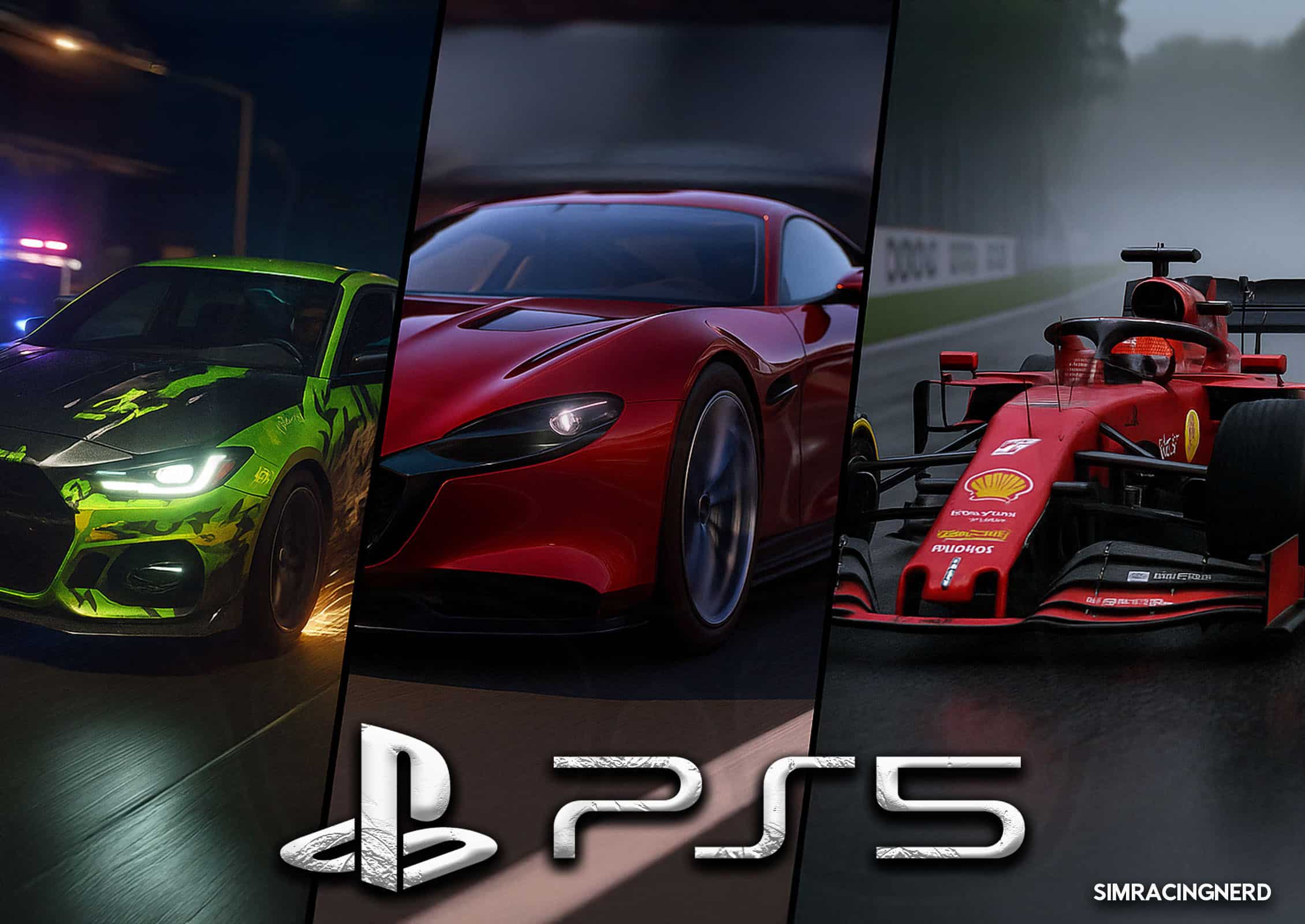 Les meilleurs jeux de course sim racing sur PS5