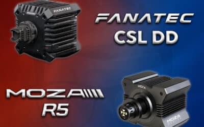 Moza R5 or Fanatec CSL DD: Which base to choose?