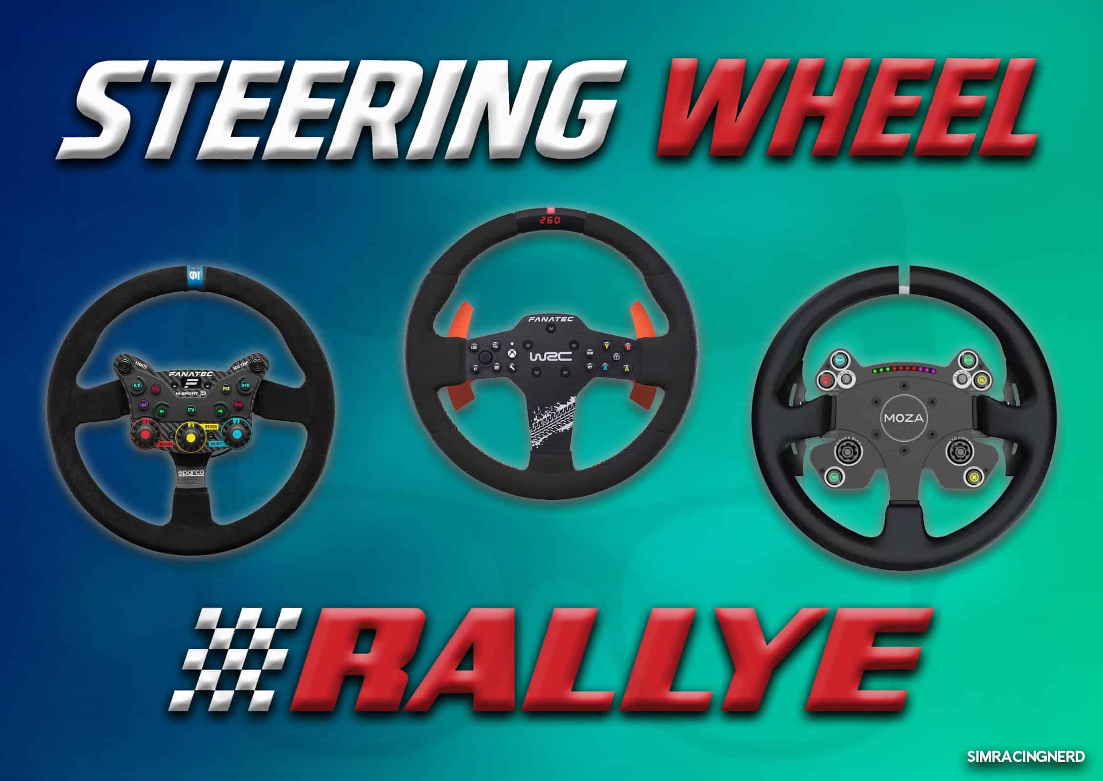Les meilleurs volants Rally pour le sim racing