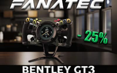Promo Fanatec Bentley GT3 : Steering wheel and Bundles at -25% ( Limited Offer)
