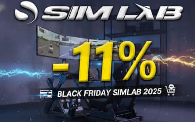 Black Friday Simlab 2025: -11% off the entire catalog (chassis, steering wheels, pedals)