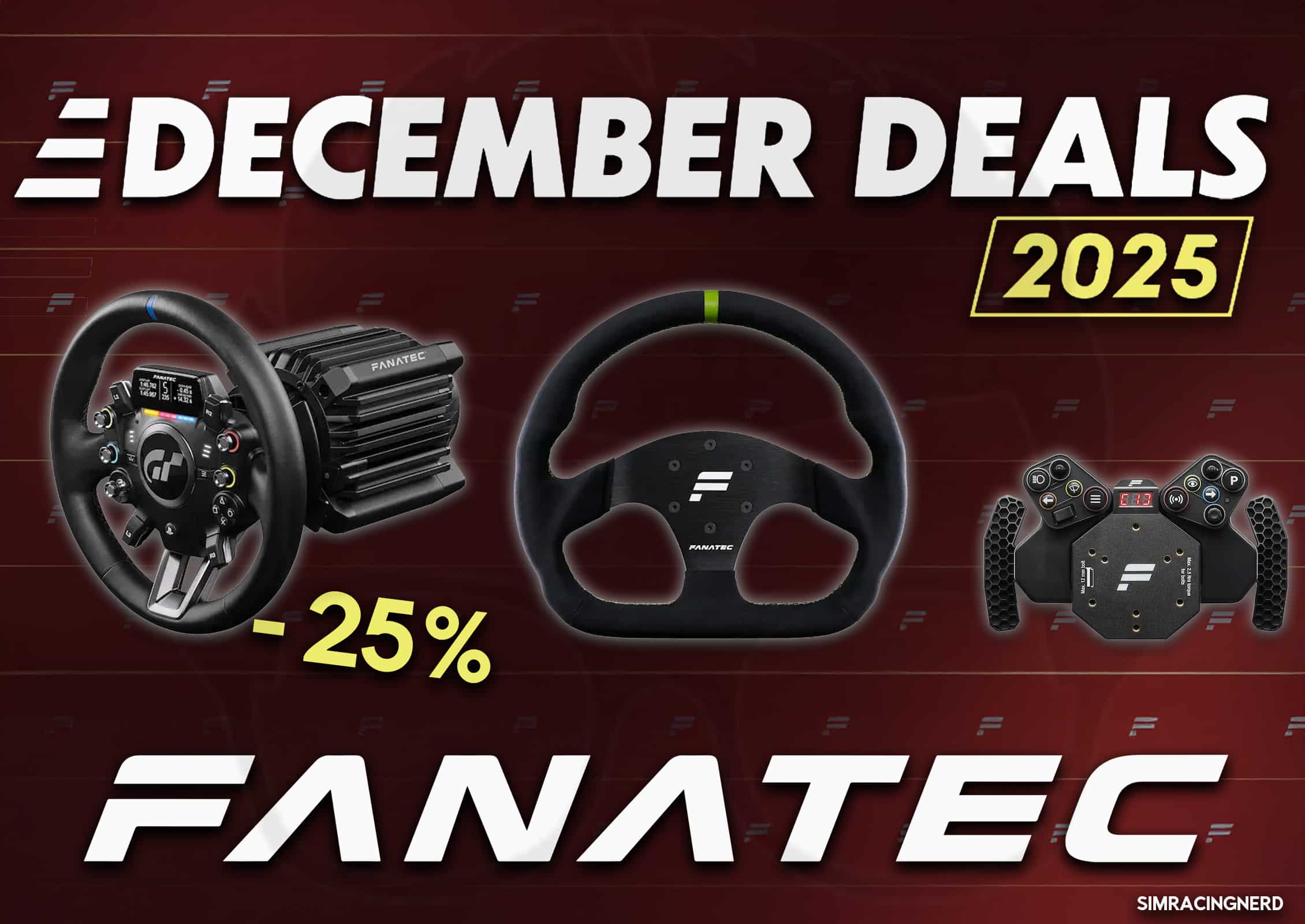Fanatec December Deals Sim Racing Fanatec December Deals Sim Racing