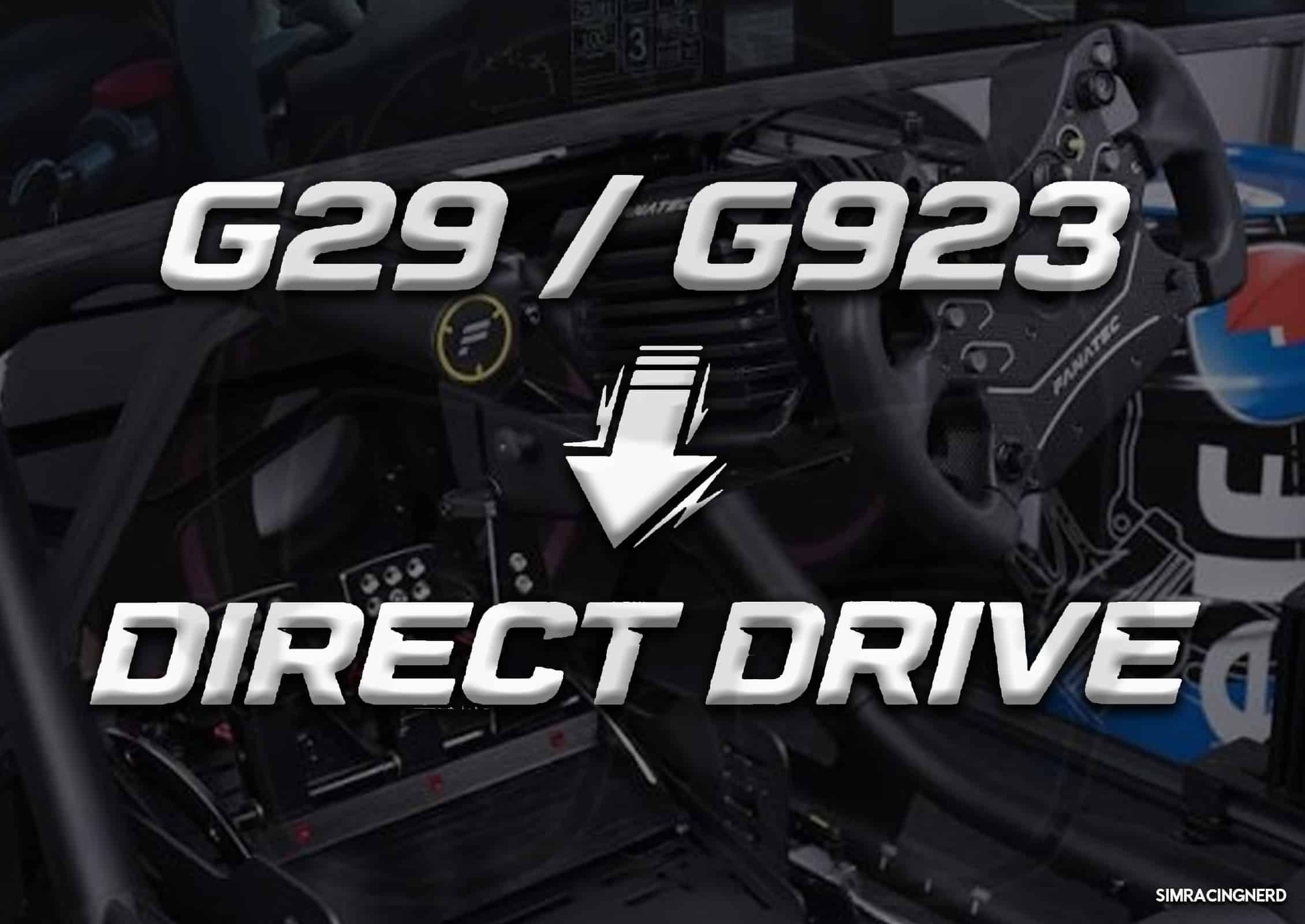Alternative Direct Drive au G29/G923 Sim racing