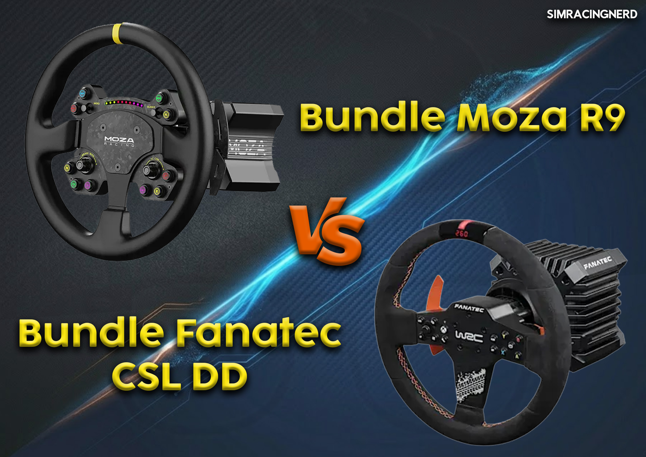 Moza R9 Vs Fanatec CSL DD Bundle sim racing Moza R9 Vs Fanatec CSL DD Bundle sim racing