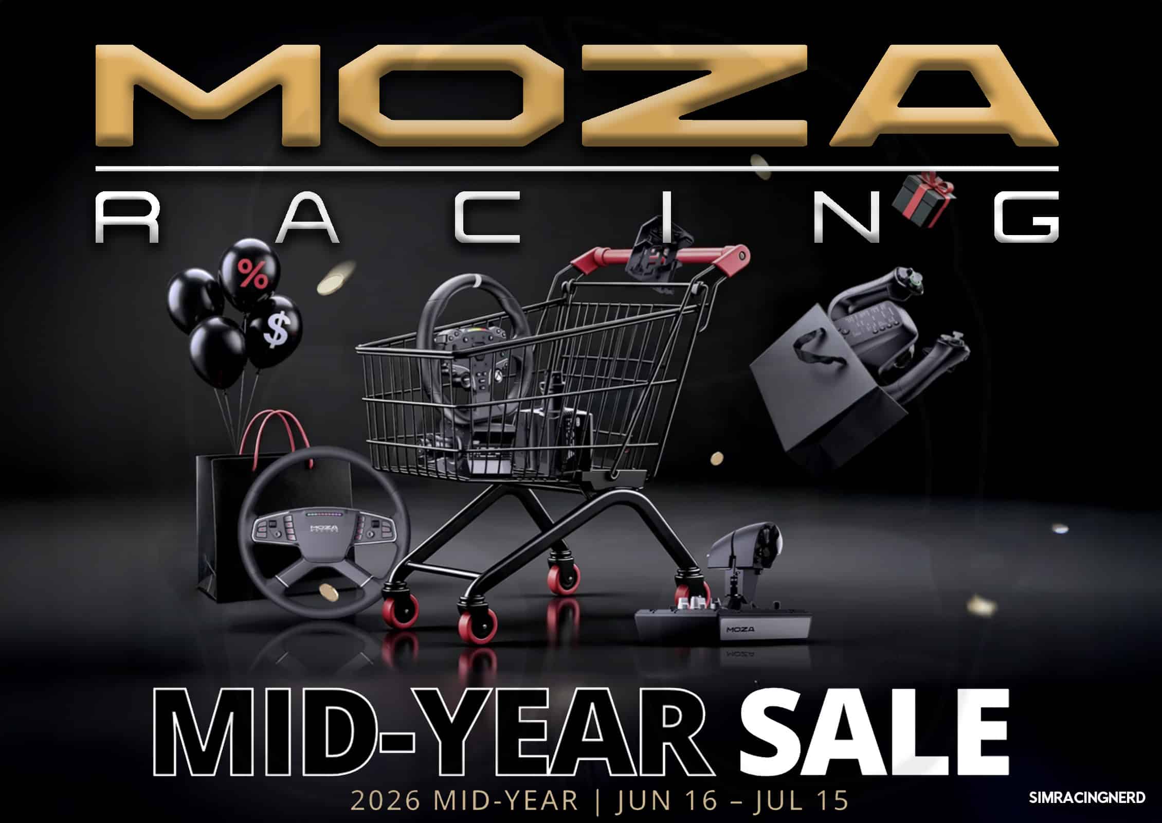 Moza racing Mid year sale 2026 sim racing